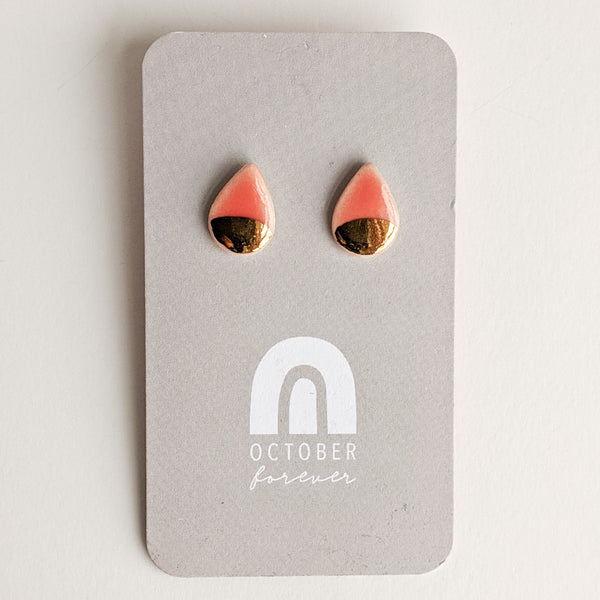 Teardrop Studs - October Forever