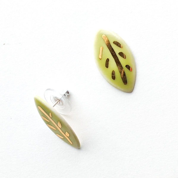 Leaf Statement Studs