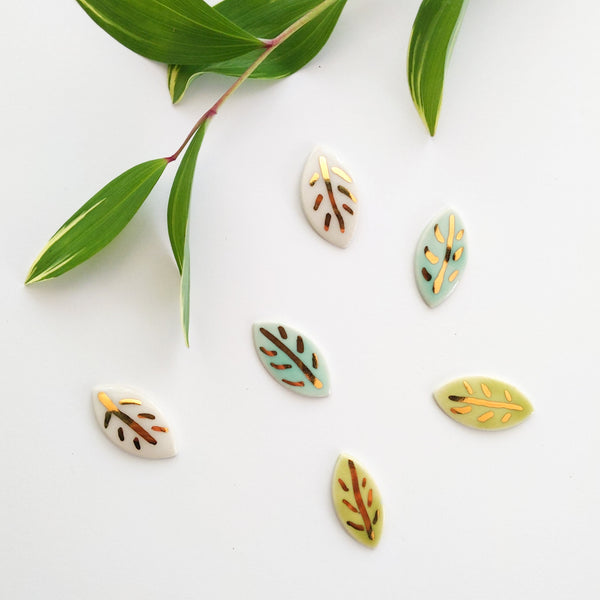 Leaf Statement Studs